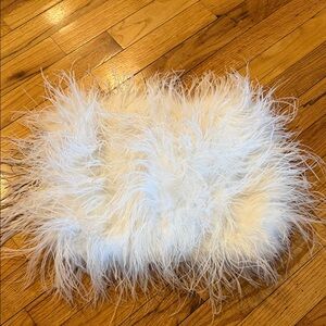 Twenty Fall Feather Strapless Top